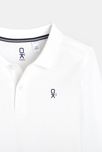 Polo de manga larga blanco niño 2