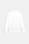 Polo de manga larga blanco niño 3