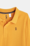 Polo de manga larga amarillo niño 2