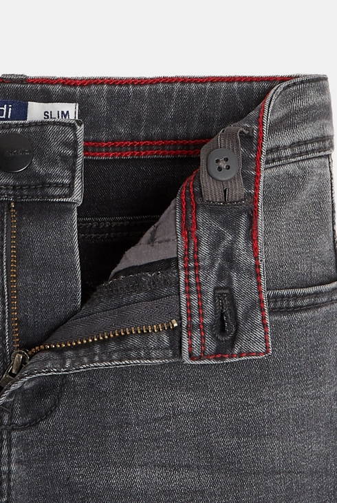 Jean slim ultra-résistant gris garçon 2