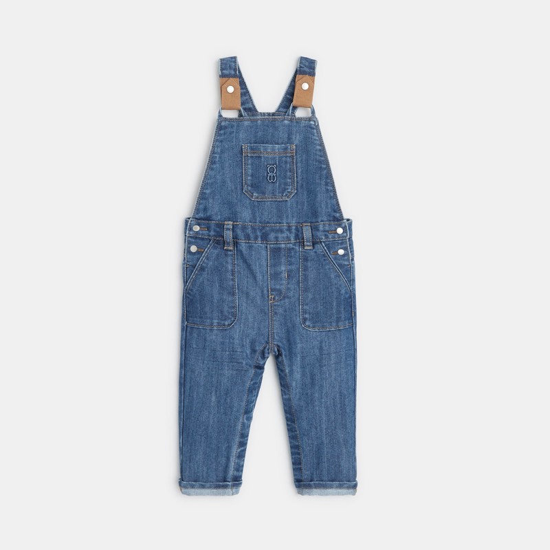 Jeans-Latzhose Blau Baby Jungen