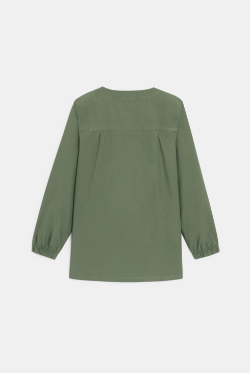 Tablier d'écolier vert garçon