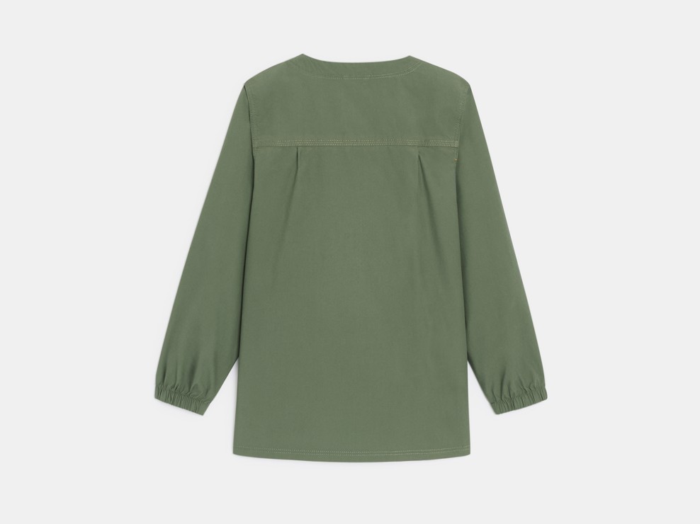 Schulkittel grün Jungen 2