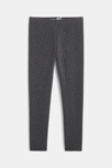 Warme Leggings aus Bio-Baumwolle Grau Mädchen 1