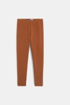 Legging chaud marron fille