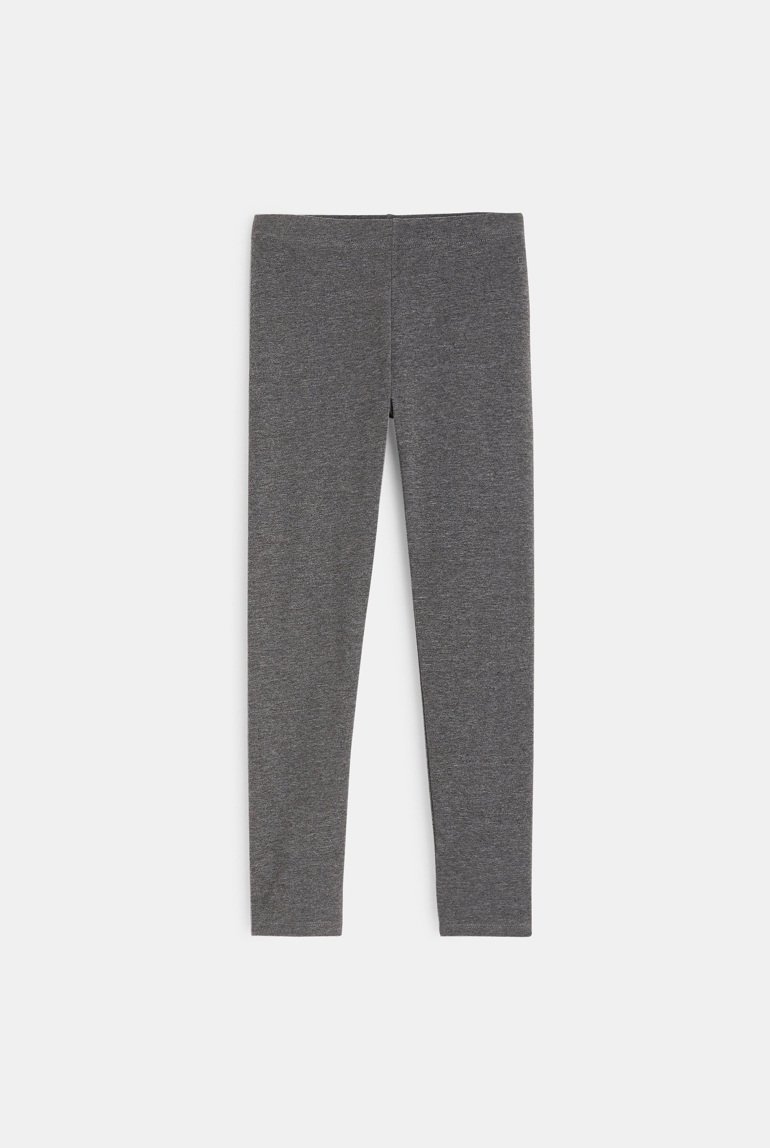 Legging uni gris fille 1