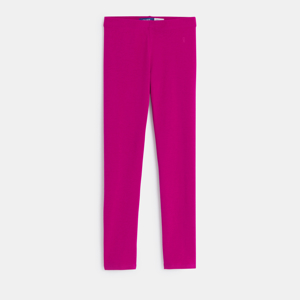 Effen roze legging voor meisjes 1