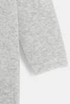 Pijama de terciopelo jaspeado gris bebé niño 5