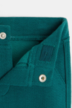 Jogpant de punto jaspeado estampado verde bebé niño 2