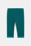 Jogpant de punto jaspeado estampado verde bebé niño 4