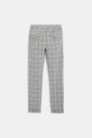 Pantalones de cuadros de punto Milano gris niña 3