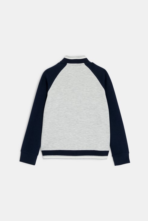 Plavi gornji dio trenirke s patentnim zatvaračem za dječake 2