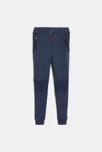 Jogging uni en molleton bleu garçon 1