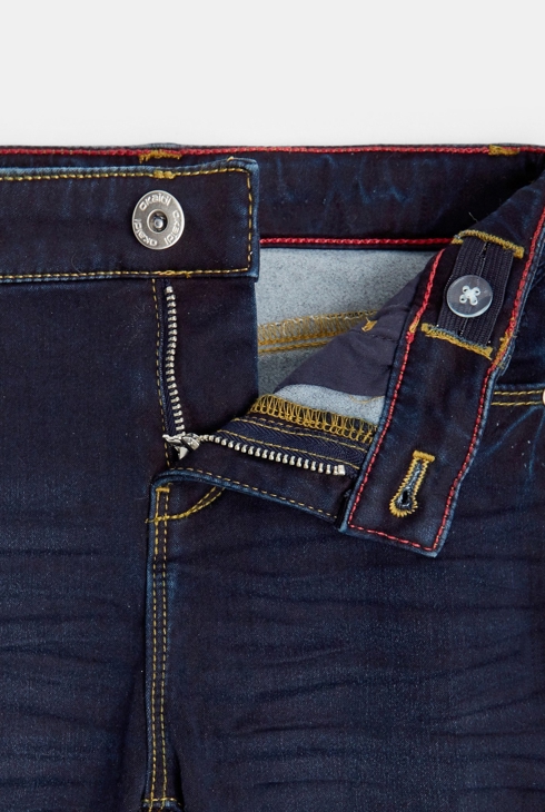 Jean skinny dark blue bleu fille 2