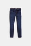 Jean slim denim chaud dark blue bleu garçon