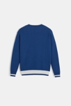 Pull à motif sapin picto bleu garçon 3