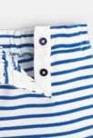Short maille rayé bleu bébé fille 2