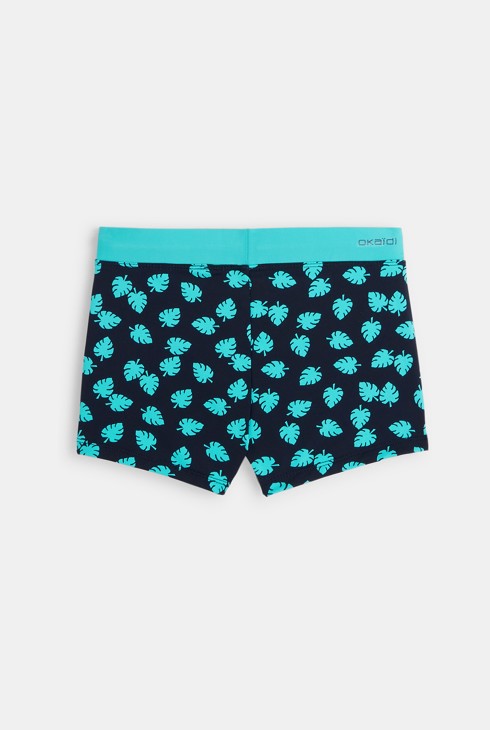 Boxer de bain imprimé palmiers bleu garçon 2