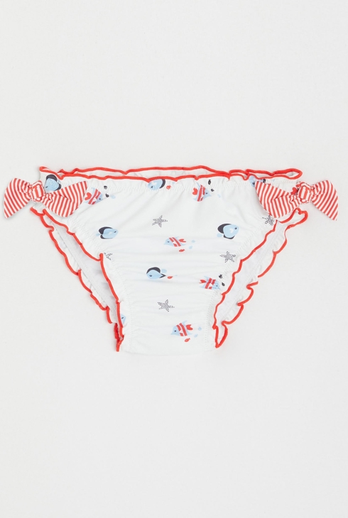 Culotte de bain imprimé poissons bébé fille