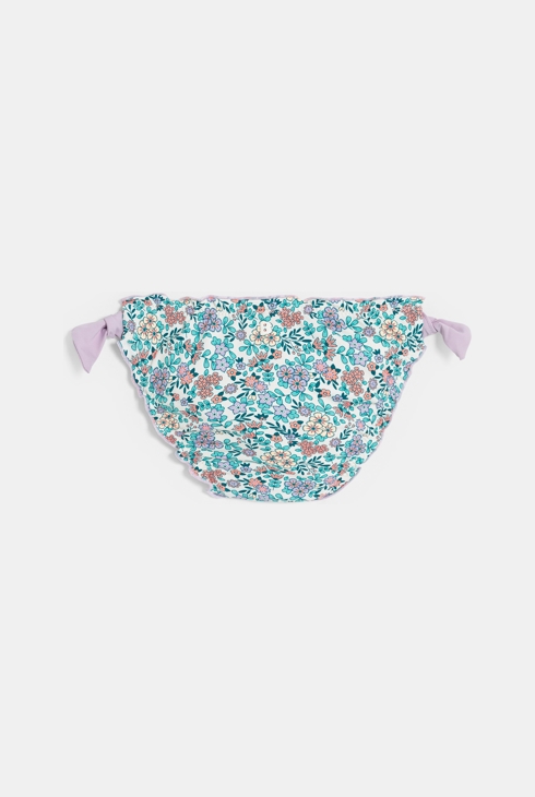 Culotte de bain imprimé fleuri bébé fille