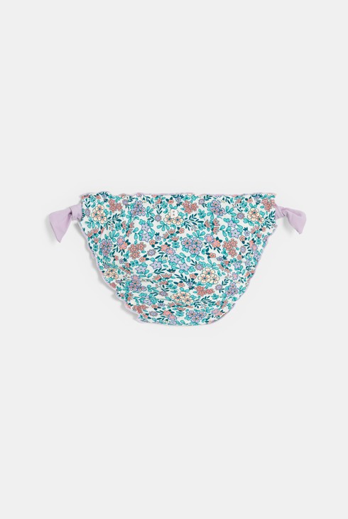 Dekliške kopalne hlačke s cvetličnim potiskom za dojenčke 2