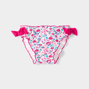 Culotte de bain imprimé fleuri bébé fille