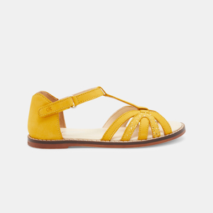 Leather T-strap sandals with multiple straps 1