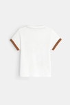 T-shirt savane bleu bébé garçon 3