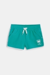 Short uni en jersey vert fille 2