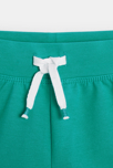 Short uni en jersey vert fille 3