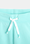 Short uni en jersey bleu fille 2