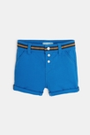 Short coton chino bleu bébé garçon 1