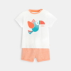 Ensemble short jungle orange bébé garçon