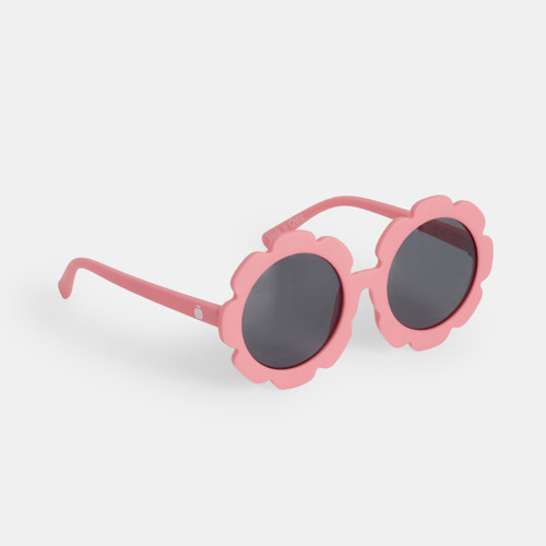 Lunettes De Soleil Fleurs Rose Fille - Rose Feu -  - OKAIDI