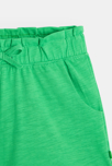 Short en jersey uni vert fille 3