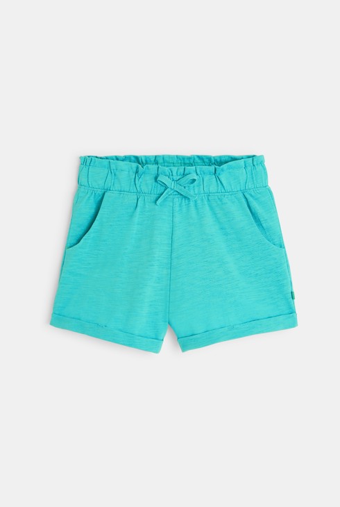 Plain-colored jersey shorts 2