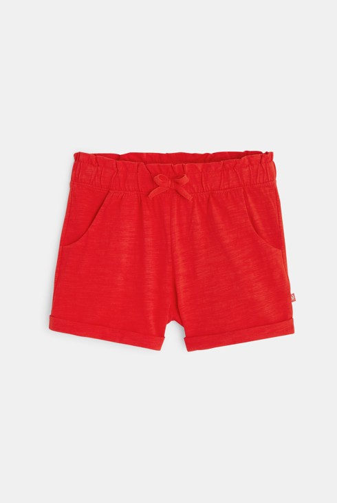 Plain-colored jersey shorts 2