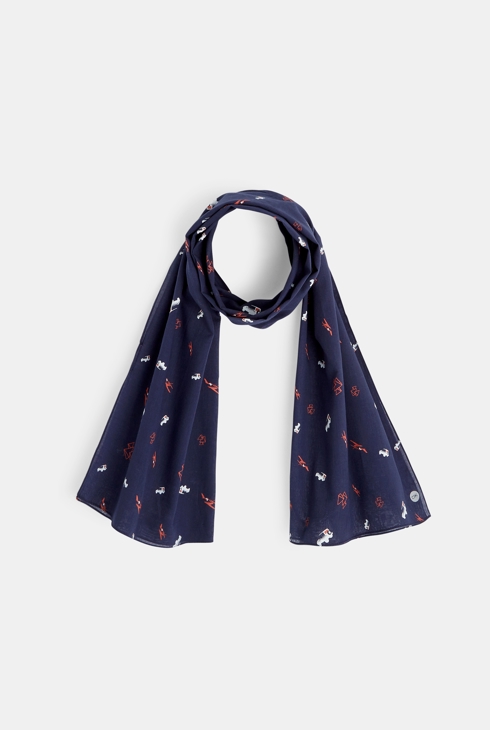 Foulard coton imprimé explorateur garçon 1