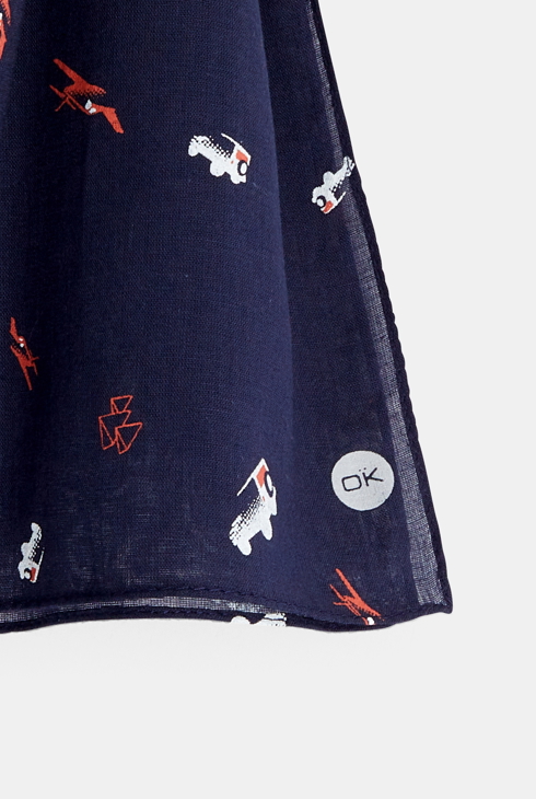 Foulard coton imprimé explorateur garçon 2