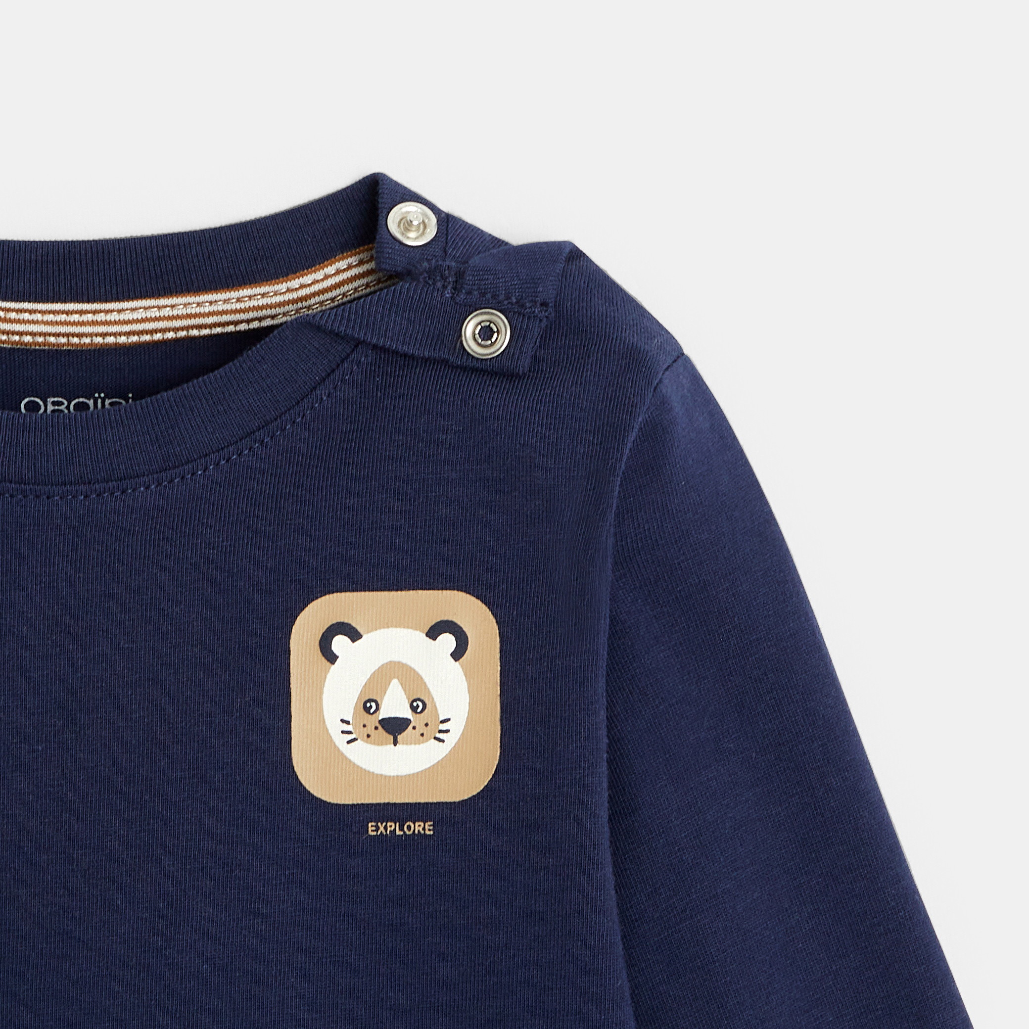 T-shirt with a bear Okaïdi & Obaïbi