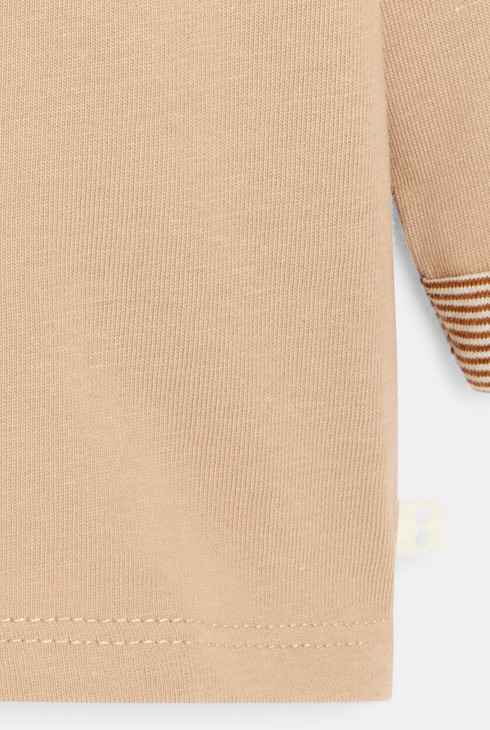 T-shirt Renard beige garçon 2