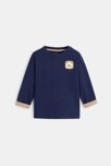 T-shirt animal bleu bébé garçon