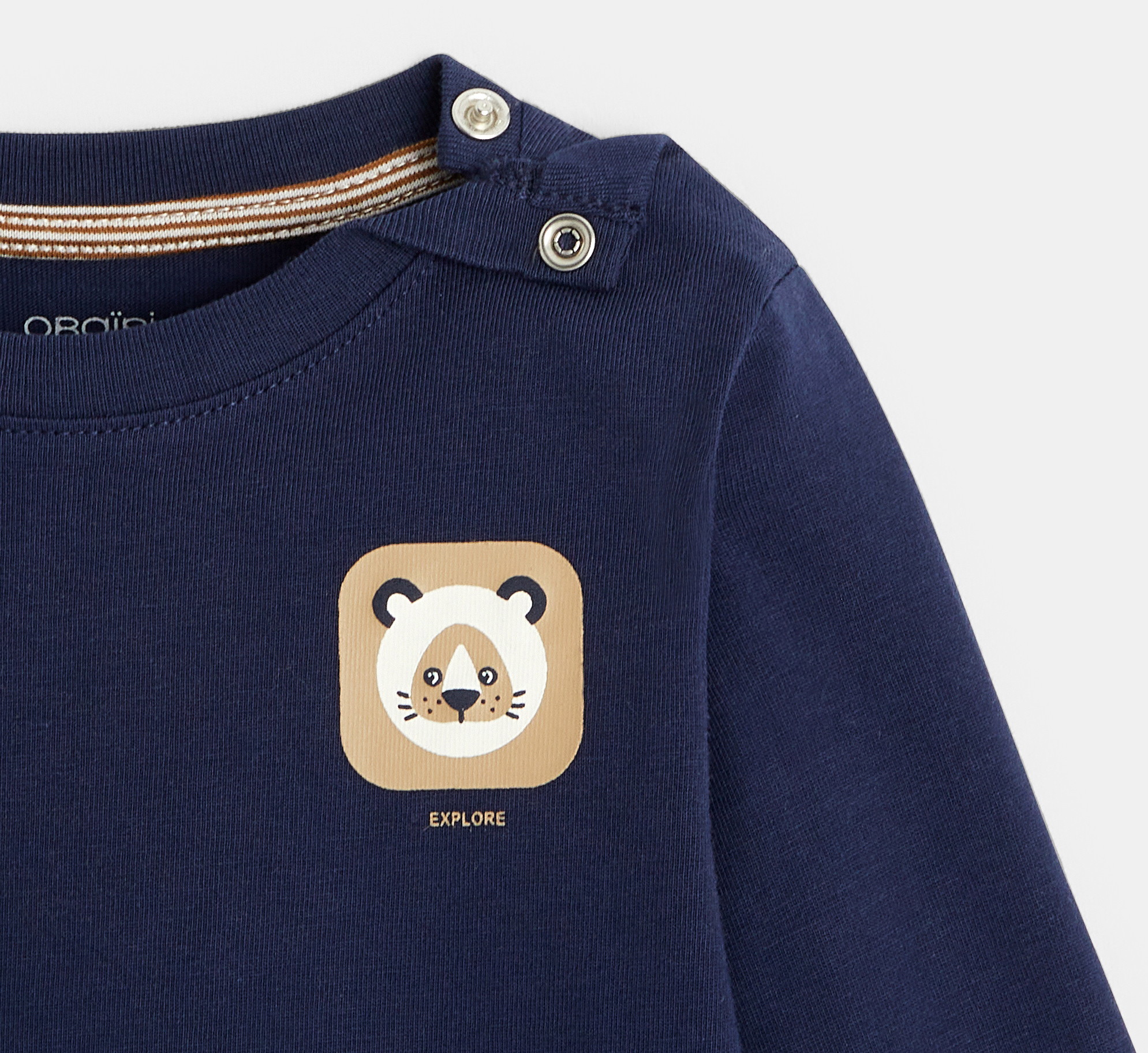 Plava majica s motivom životinje za dječake 2