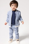 Pantalón de jogging azul bebé niño 1