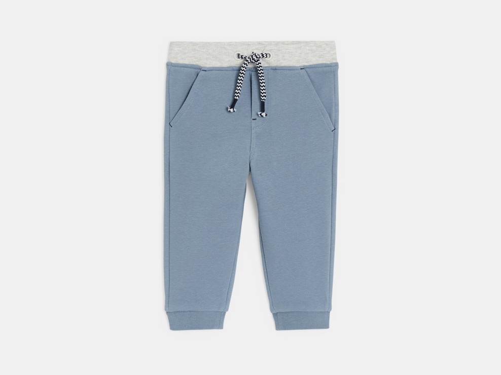 Joggers blu per neonato 2