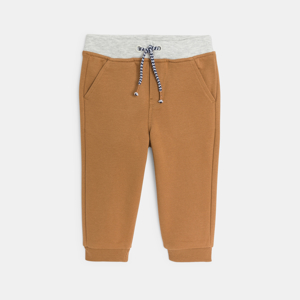 Baby boy's brown joggers 1