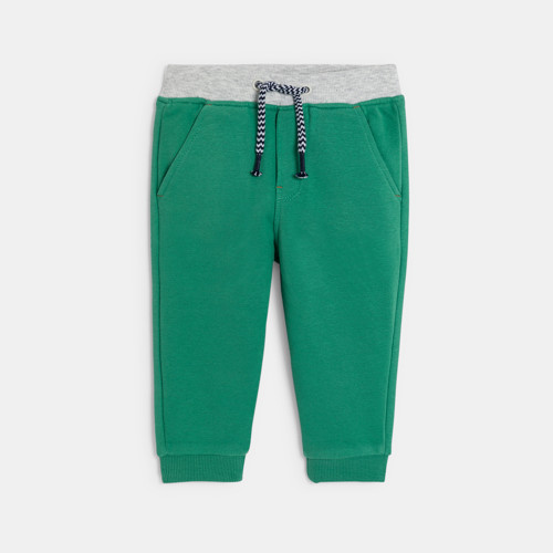 Pantalon Jogging Vert Bébé Garçon - Vert Trèfle - 9M - OBAIBI