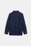 Chemise manches longues en jean brut bleue garçon 2