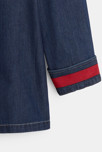 Chemise manches longues en jean brut bleue garçon 3