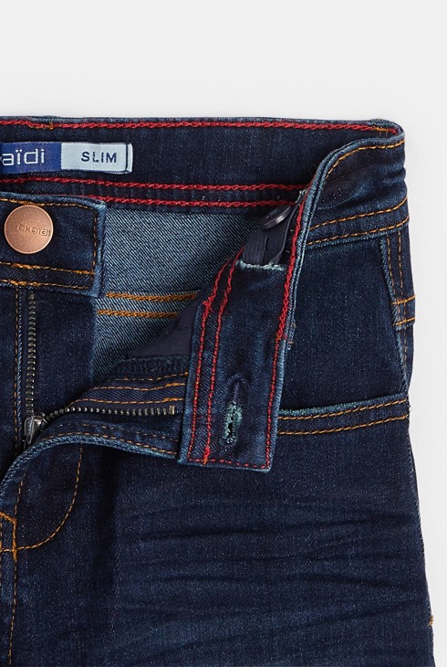 Jean slim 5 poches bleu Garçon 2